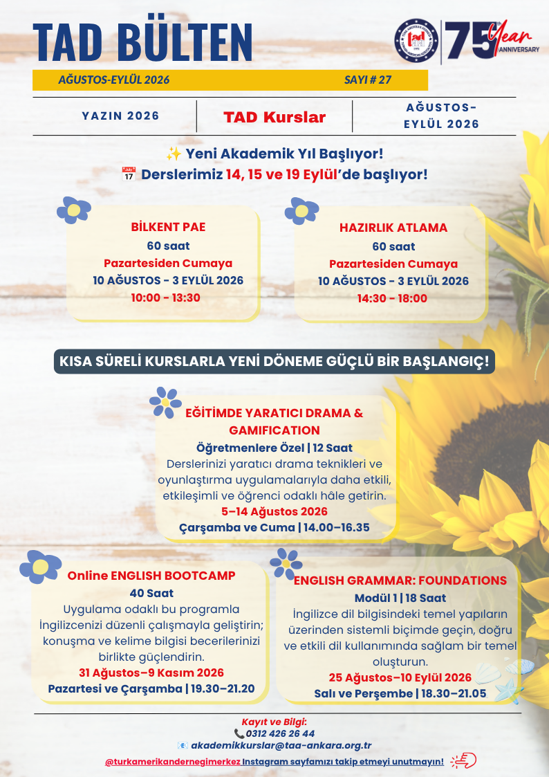 2AĞUSTOS KURSLAR